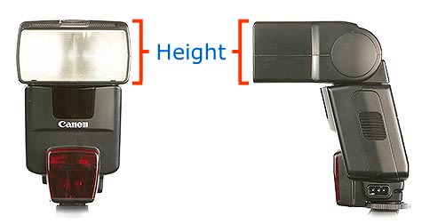 determine flash head height