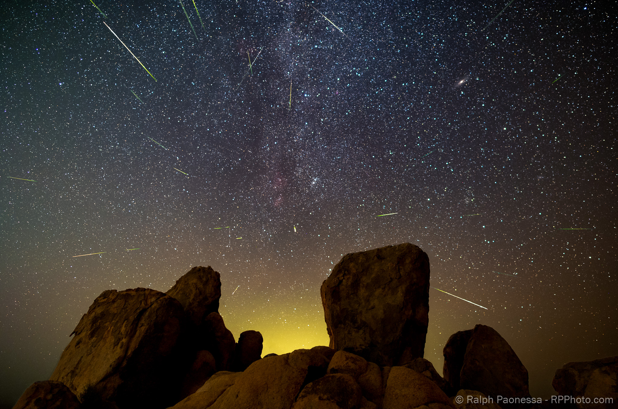 Perseid Meteor Shower, California