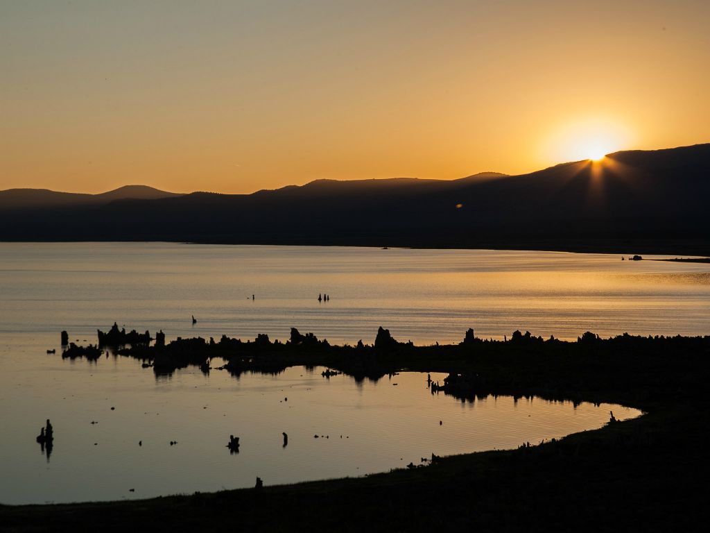 Sunrise over Mono Lake