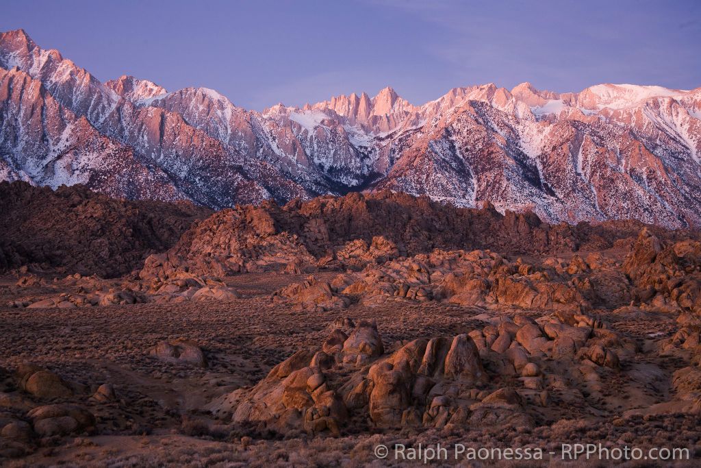 Eastern Sierra Dusted with Snow