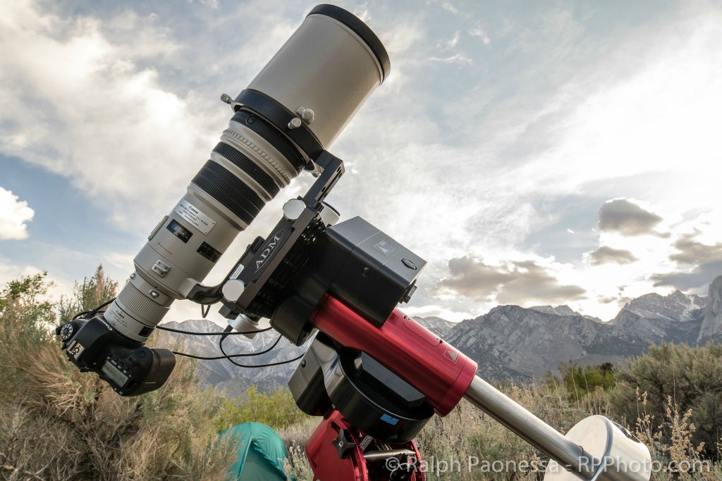 500mm lens on Equatorial Mount