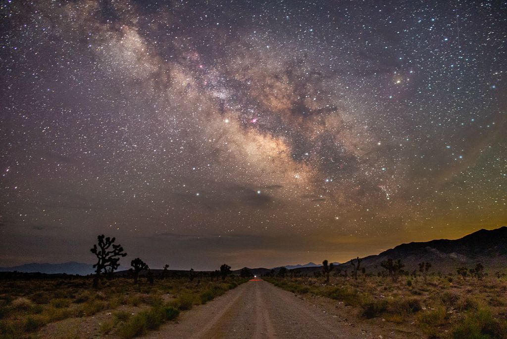 Milky Way over Desert Road