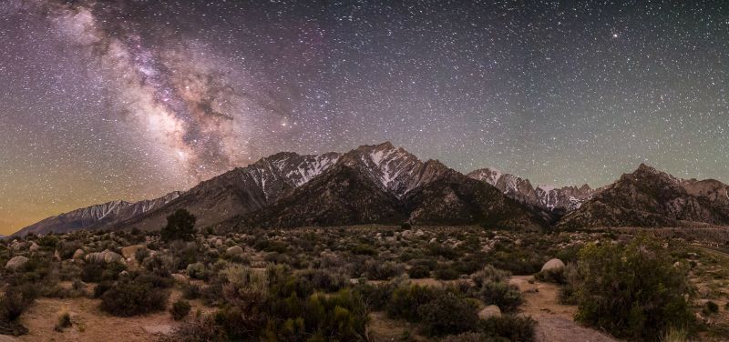 Milky Way and Lone Pine Peak